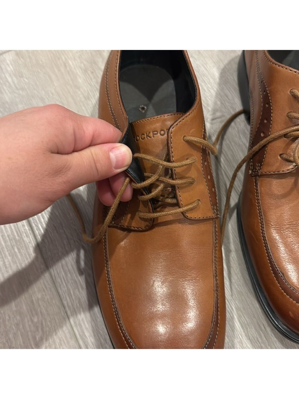 Deer Stags Tan Leather Oxfords - Picture 5 of 6